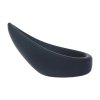 Teardrop Silicone Cockring - Black